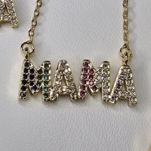 Mama Print Letter de Oro