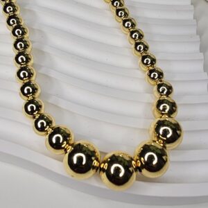 Collar Big Mix Beads Línea de Oro